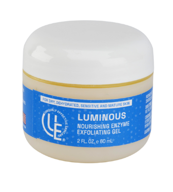 2 oz. bottle of Uniquely Effective Skincare’s Enzyme Gel Exfoliant with its natural exfoliating power that is ideal for dry, sensitive, and mature skin, this gentle, non-abrasive formula reveals radiant, polished skin without irritation.