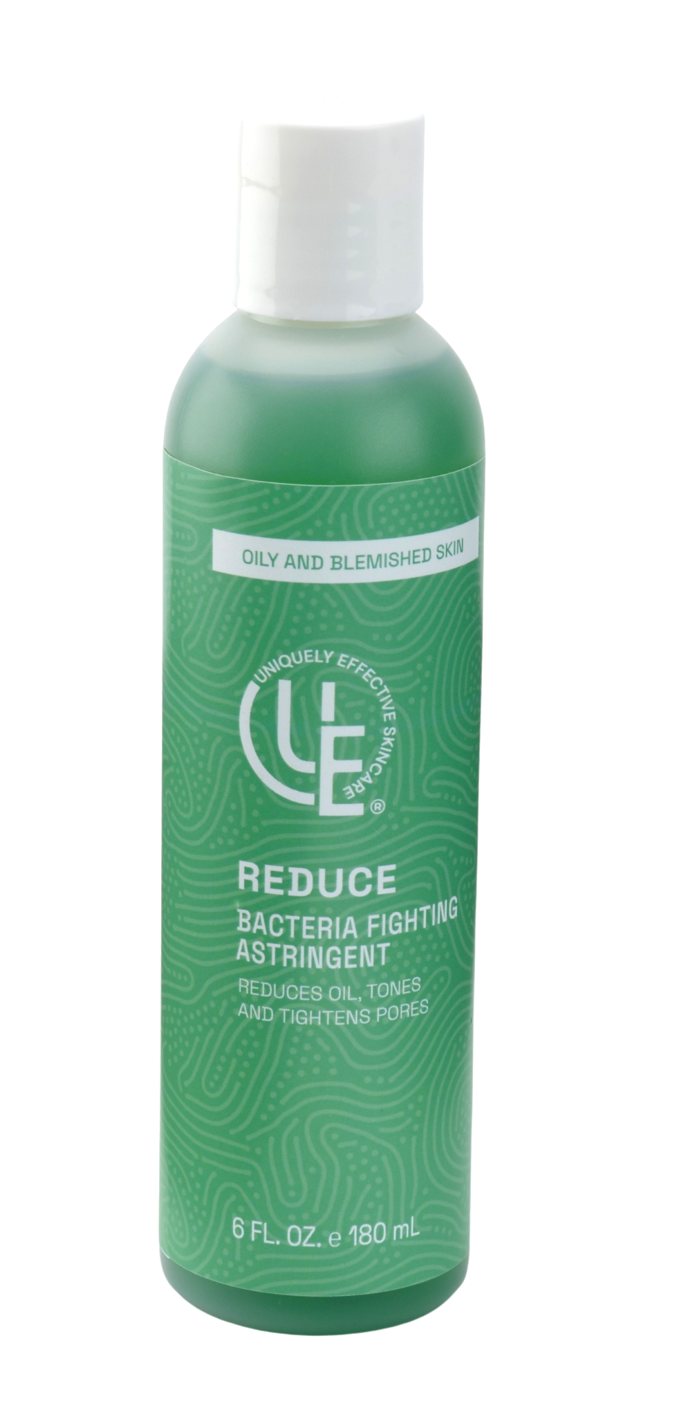 6 oz. bottle of Reduce Bacteria Fighting Astringent – toner with salicylic acid, tea tree, and witch hazel to fight bacteria, balance oil, and refine pores of blemish-prone skin