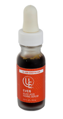Even Fading Serum with Kojic Acid for dark spots, acne marks, and uneven tone suitable for non-sensitive, blemished and oily skin types in 1/2 oz. glass bottle with dropper