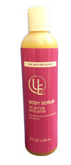 8 oz. bottle of Body Scrub Triple Action Exfoliator for all skin