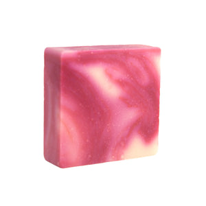 3.5 oz bar of caribbean rose handcrafted Organic Shea Butter Soap