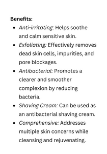 list of benefits of Clarify Deep Pore Cleanser for oily and blemished skin by Uniquely Effective Skincare 