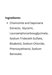 Ingredients of Uniquely Effective Skincare's 6 fl. oz. bottle of Dissolve Oil-Free Cleansing Liquid for Makeup Remover for all skin types