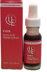 1/2 oz bottle of Even Kojic Acid Fading Serum for all Non-sensitive skin 