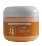 2 oz. jar of Glow Organic Sugar Lemon Scrub  for non-problem skin