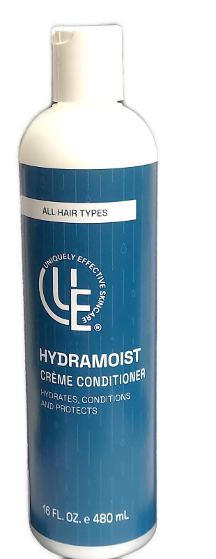 16 ounce bottle of Hydramoist Cream Conditioner for Hair by Uniquely Effective Skincare