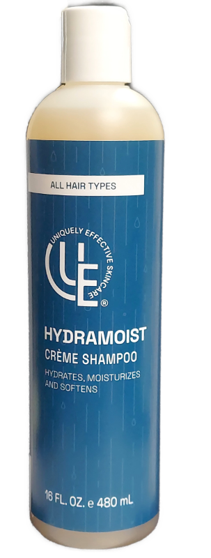 16 ounce bottle of Hydramoist Cream Hair Shampoo by Uniquely Effective Skincare