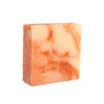 3.5 oz bar of orange citrus grove handcrafted luxury Organic Shea Butter Soap 