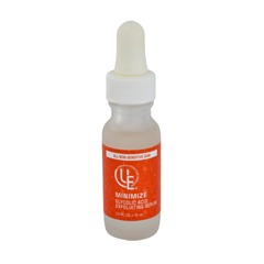 Minimize Glycolic Acid Exfoliating Serum provides targeted AHA exfoliation for stable, non-sensitive skin experiencing congestion, surface buildup, uneven-looking texture, or post-blemish discoloration.