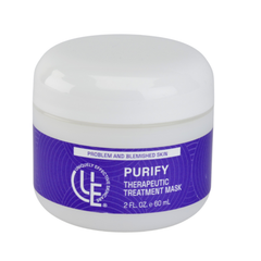 Purify clarifying clay face mask with kaolin bentonite glycolic acid and lactic acid by Uniquely Effective Skincare
