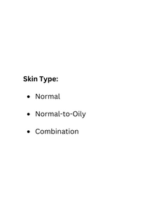 List of skin types for Refresh Anti-Inflammatory Astringent for normal, combination, and oily skin by Uniquely Effective Skincare