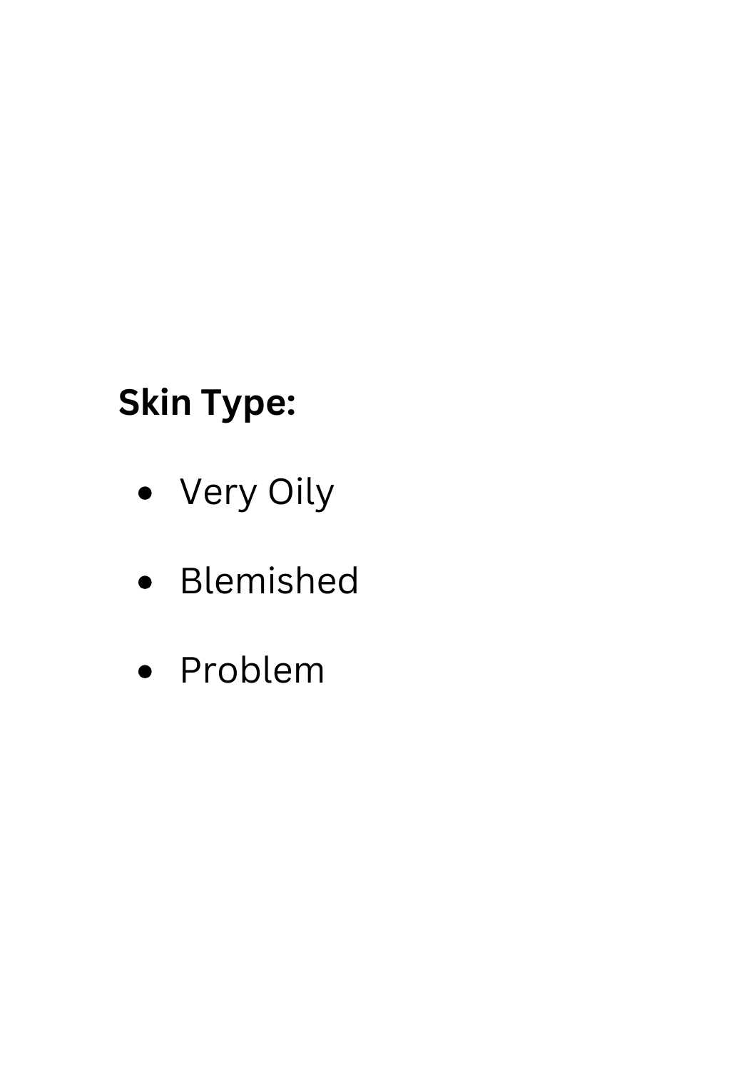 skin types for Regulate Blemish Controlling Astringent for very oily and blemished skin by Uniquely Effective Skincare"\