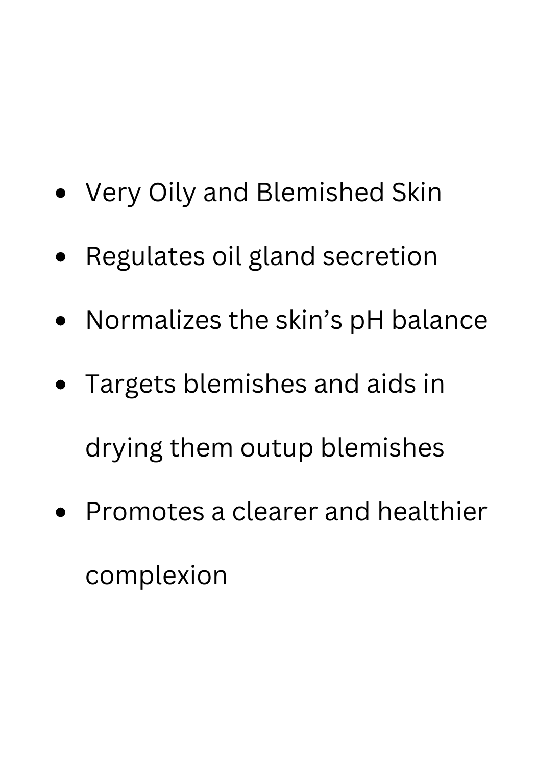 Features of Uniquely Effective Skincare's 6 fl. oz. bottle of Regulate Blemish Controlling Astringent for Very Oily and Blemished Skin