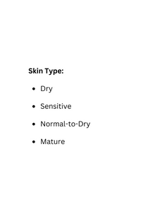 List of Skin Types for Relieve Calming Botanical Astringent for dry, sensitive, and mature skin by Uniquely Effective Skincare