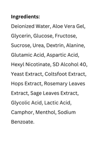 List of ingredients for Regulate Blemish Controlling Astringent for very oily and blemished skin by Uniquely Effective Skincare