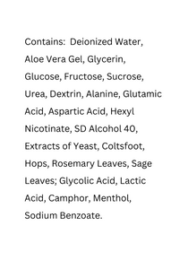 Ingredients for  Regulate Blemish Controlling Astringent for Very Oily and Blemished Skin