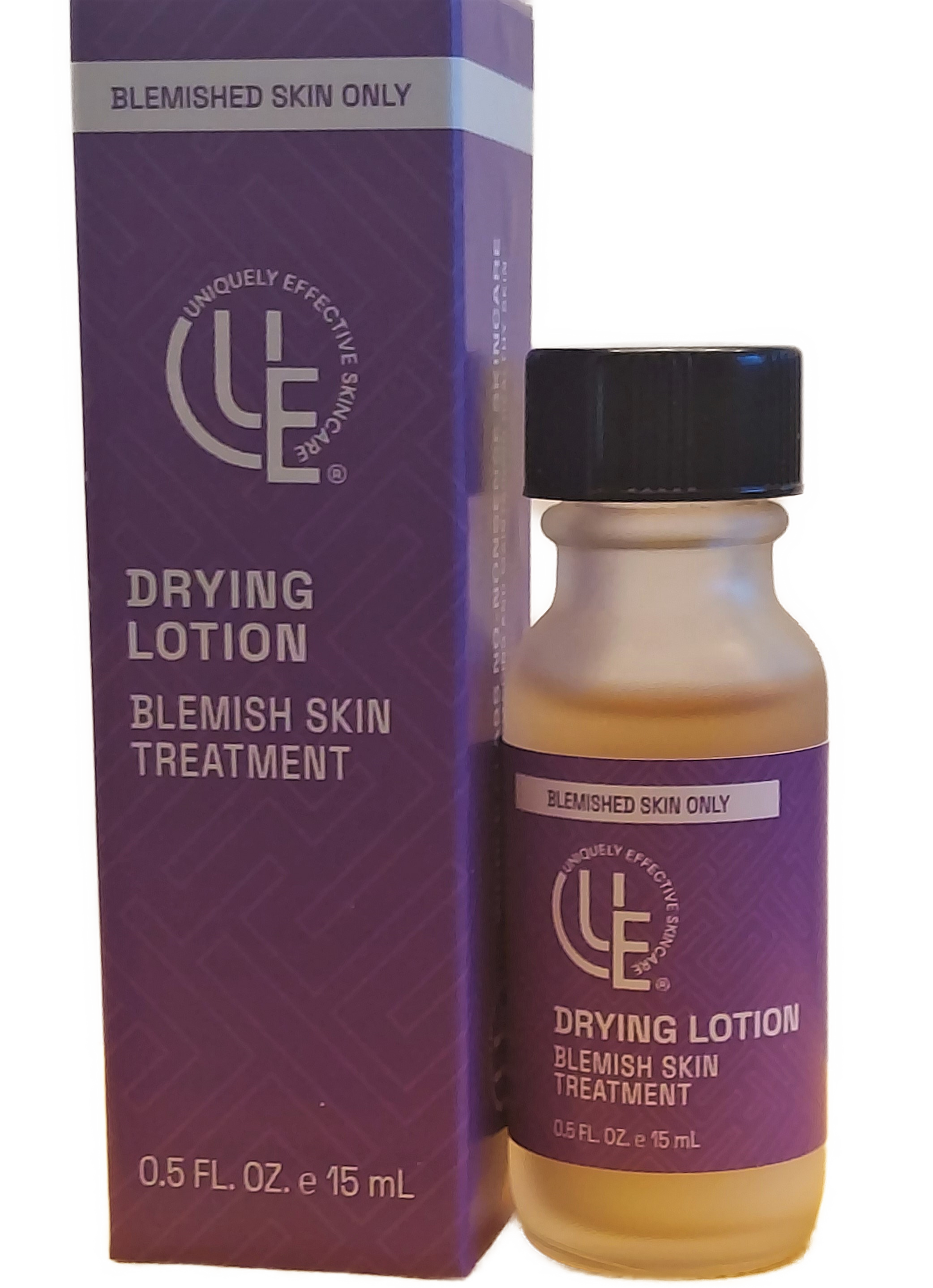 1/2 oz. bottle of Drying Lotion Blemished Skin Treatment for blemished skin only