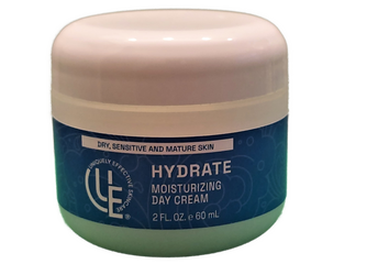 2 ounce jar of Anti-Aging Day Cream for Dry Skin: Hydrates, Firms & Refines Tone